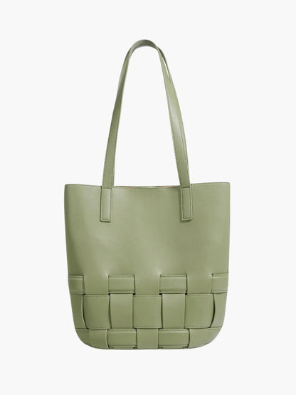 Geflochtene Lederhandtasche Frauen