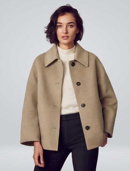 Großer Wollmantel Oversized Damenwarm Mantel - BerlinGlamour
