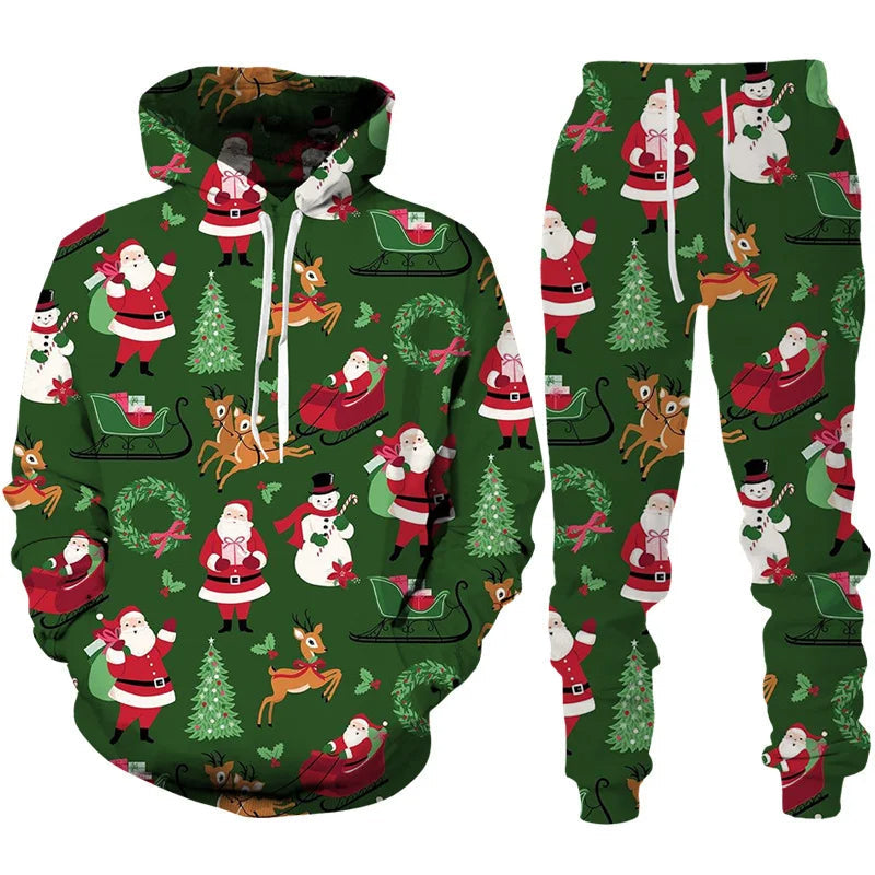 Gemütliches Weihnachts-Loungeset für Damen und Herren
