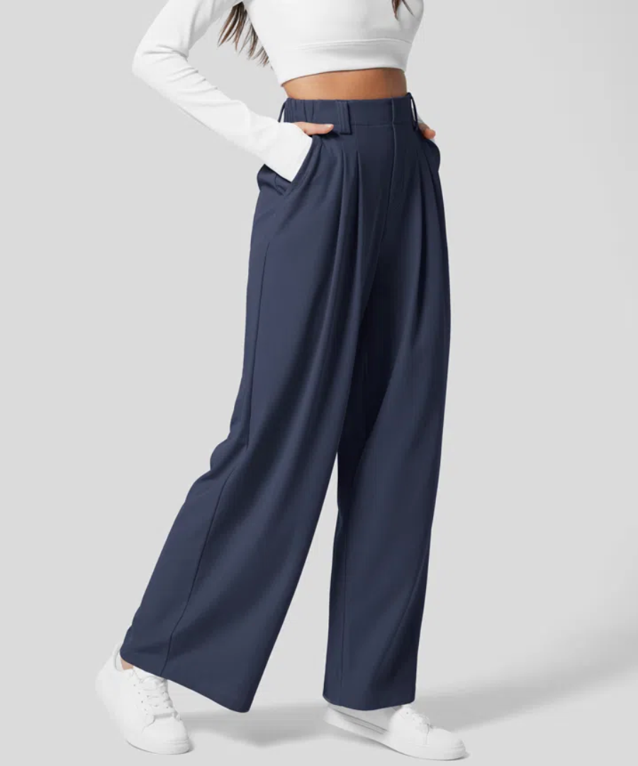 Maßgeschneiderte Hose mit Weiten Beinen Elegant