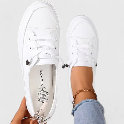 Damen Sneaker Frühling Klassisch Schnüren