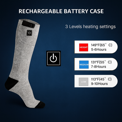 Warme Wintersocken Elektrische Heizsocken Kaltwetter