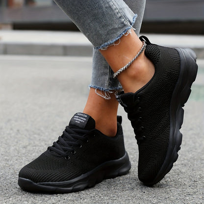 Damensneaker Atmungsaktiv Gestrickt Bequem
