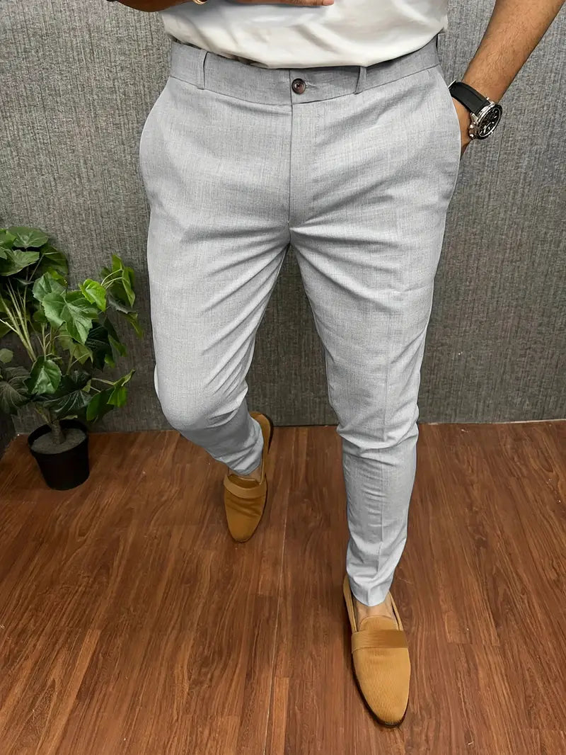 Herren Hose Modern Slim Fit Elegant
