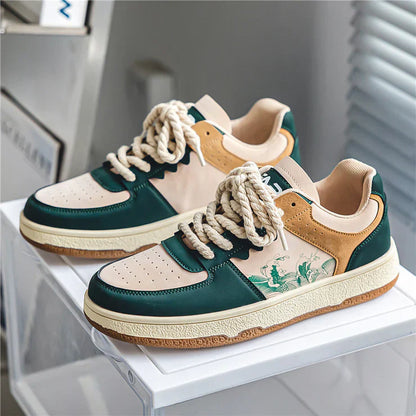 Bequeme Damen Freizeitschuhe Schnürschuhe Mode