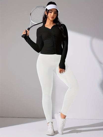 Sportjacke Damen Langarm Lässig Modern
