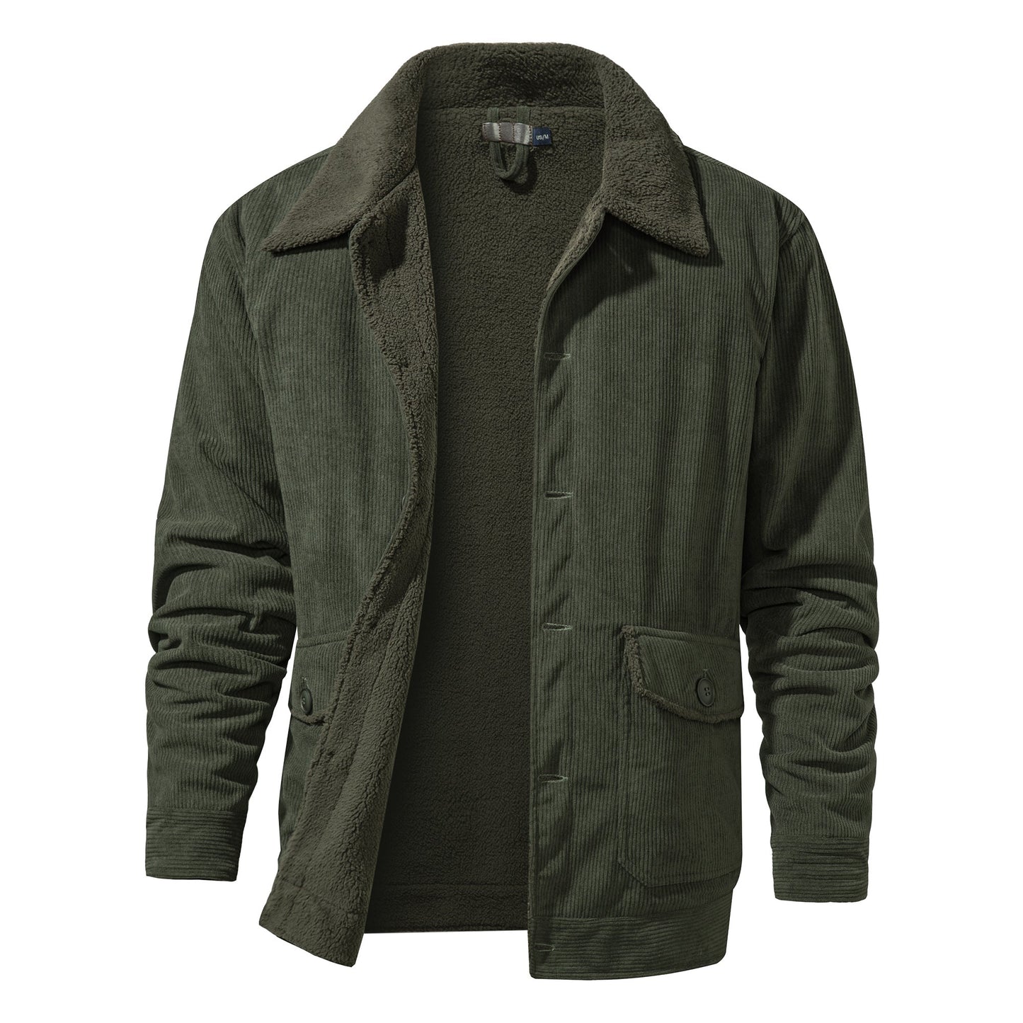 Herren Winterjacke Warm Bequem Isoliert
