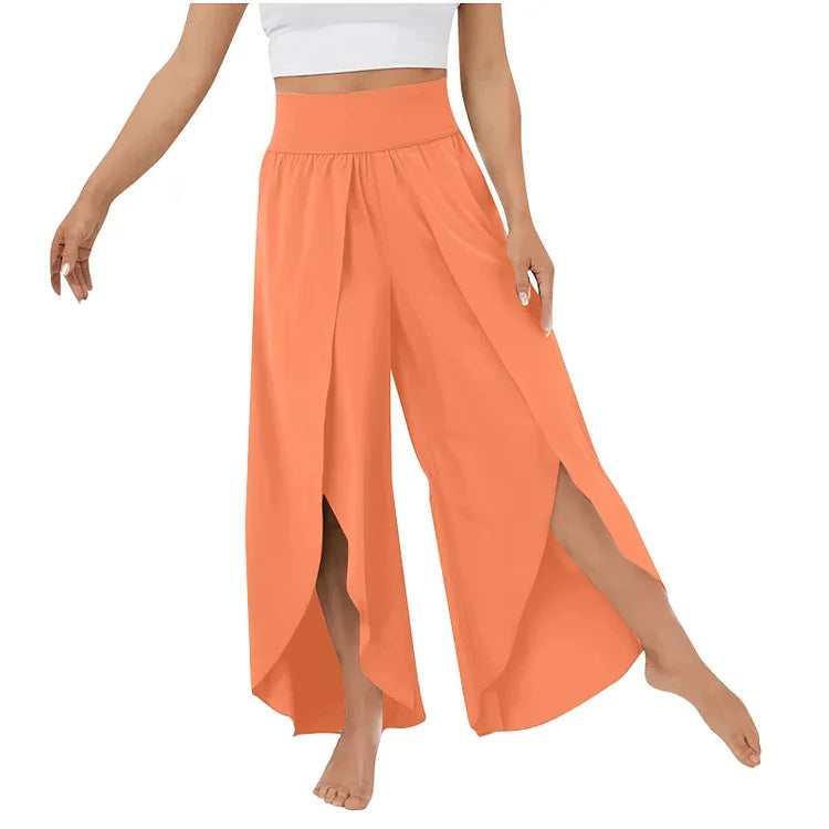 Yogahose Weite Bein Elastisch Damen