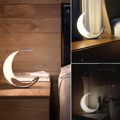 Moderne LED Tischlampe Mond Design