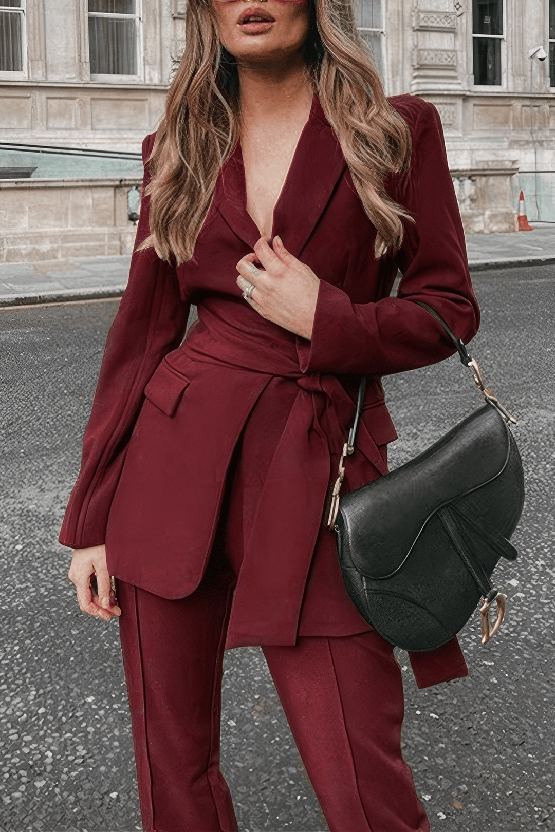Damen Zweiteiler Set Blazer Hose Elegant - BerlinGlamour