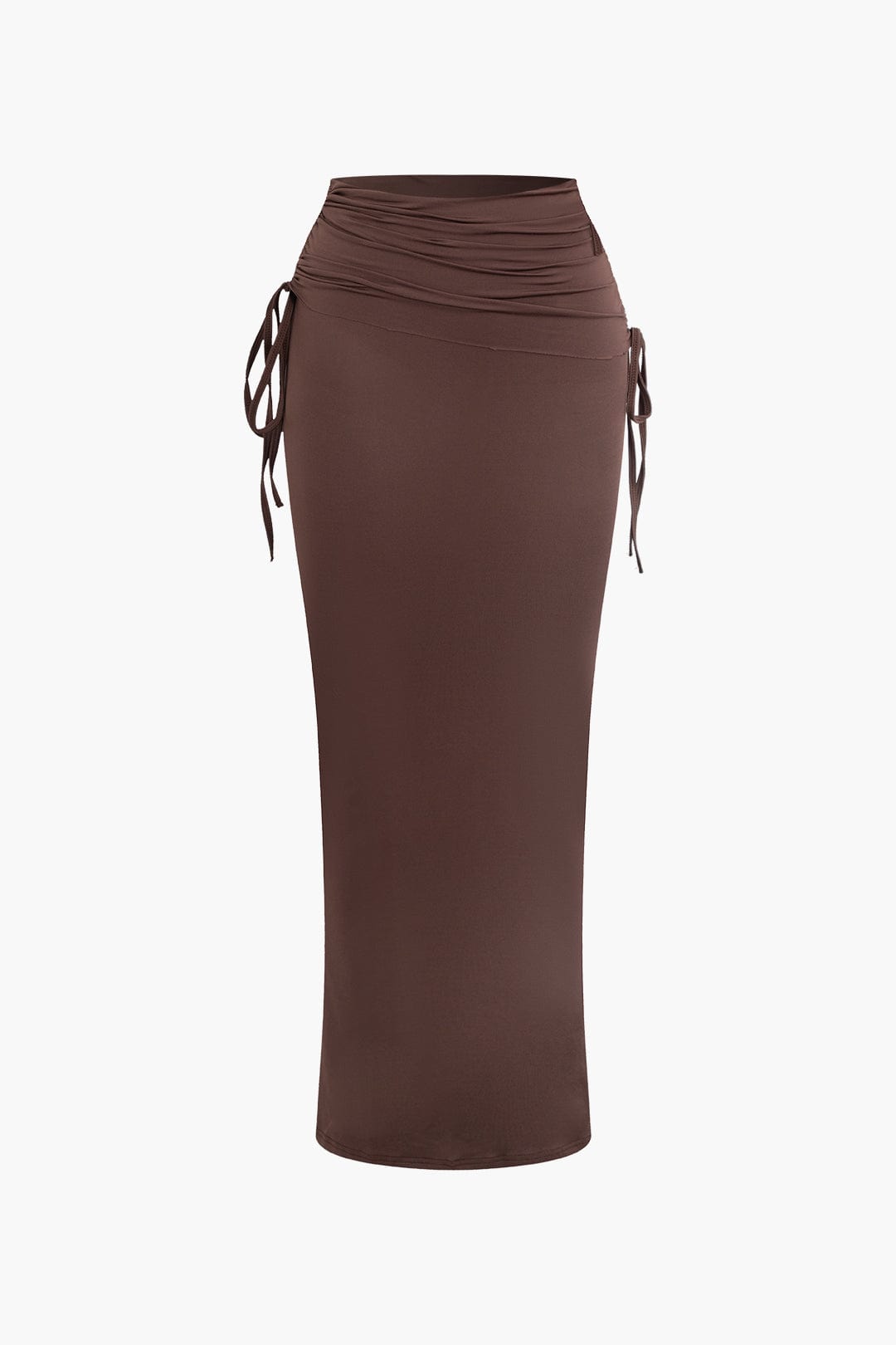 Asymmetrisches Set Damen One Shoulder Top Maxi Rock