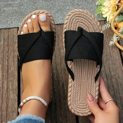 Damen Sandalen Sommer Rutschen Schuhe