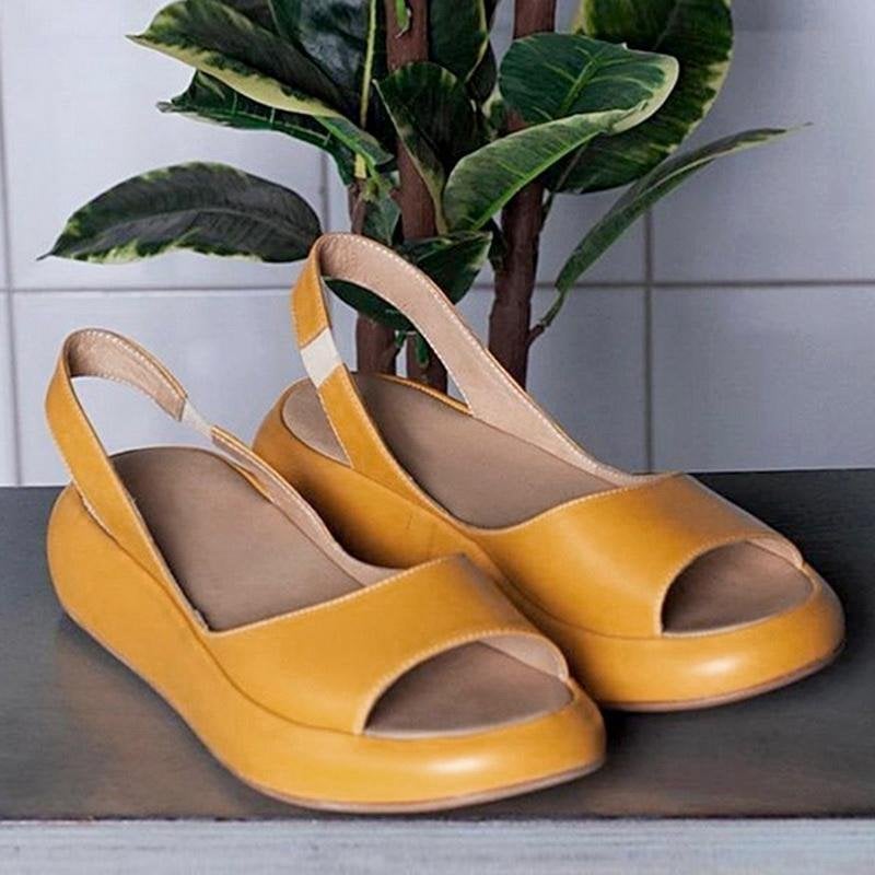 Damen Sandalen Offen Plattform Schuhe Hoch
