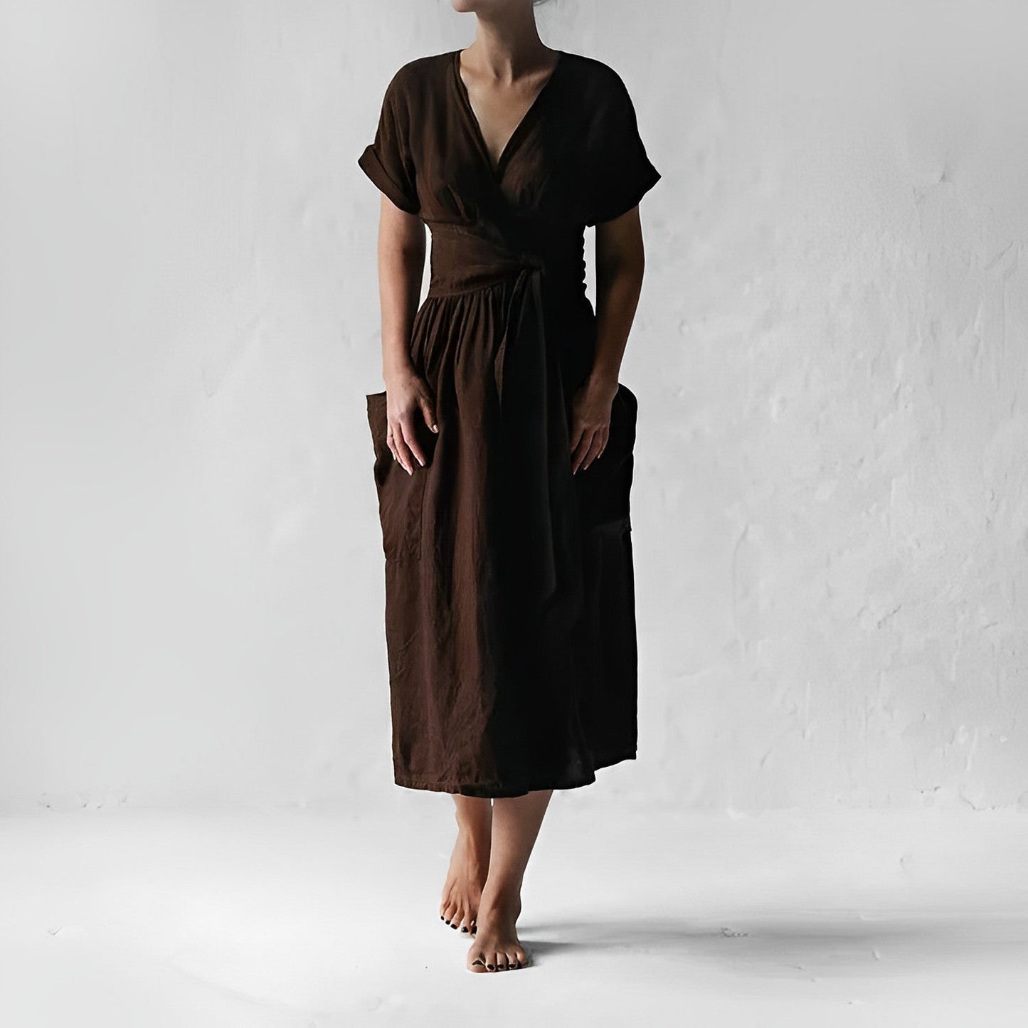 Leichtes Leinenkleid von BerlinGlamour für Damen
