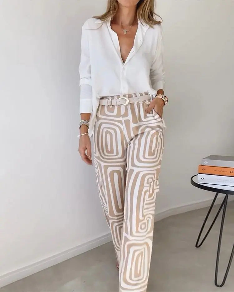 Frauen Two Piece Set Top Hose Modern - BerlinGlamour