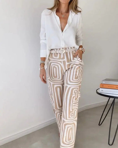 Frauen Two Piece Set Top Hose Modern - BerlinGlamour
