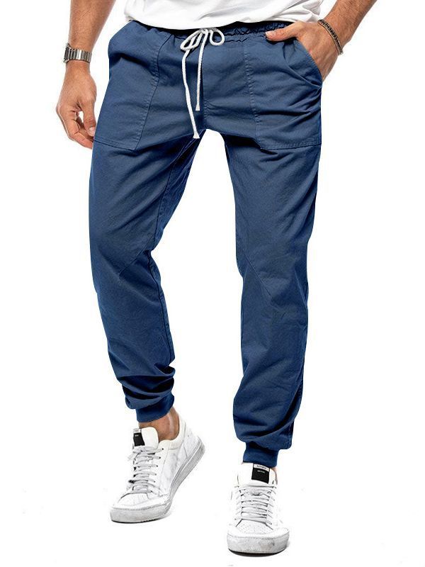 Herren Freizeithose Bequem Einfarbig Komfortable Hose