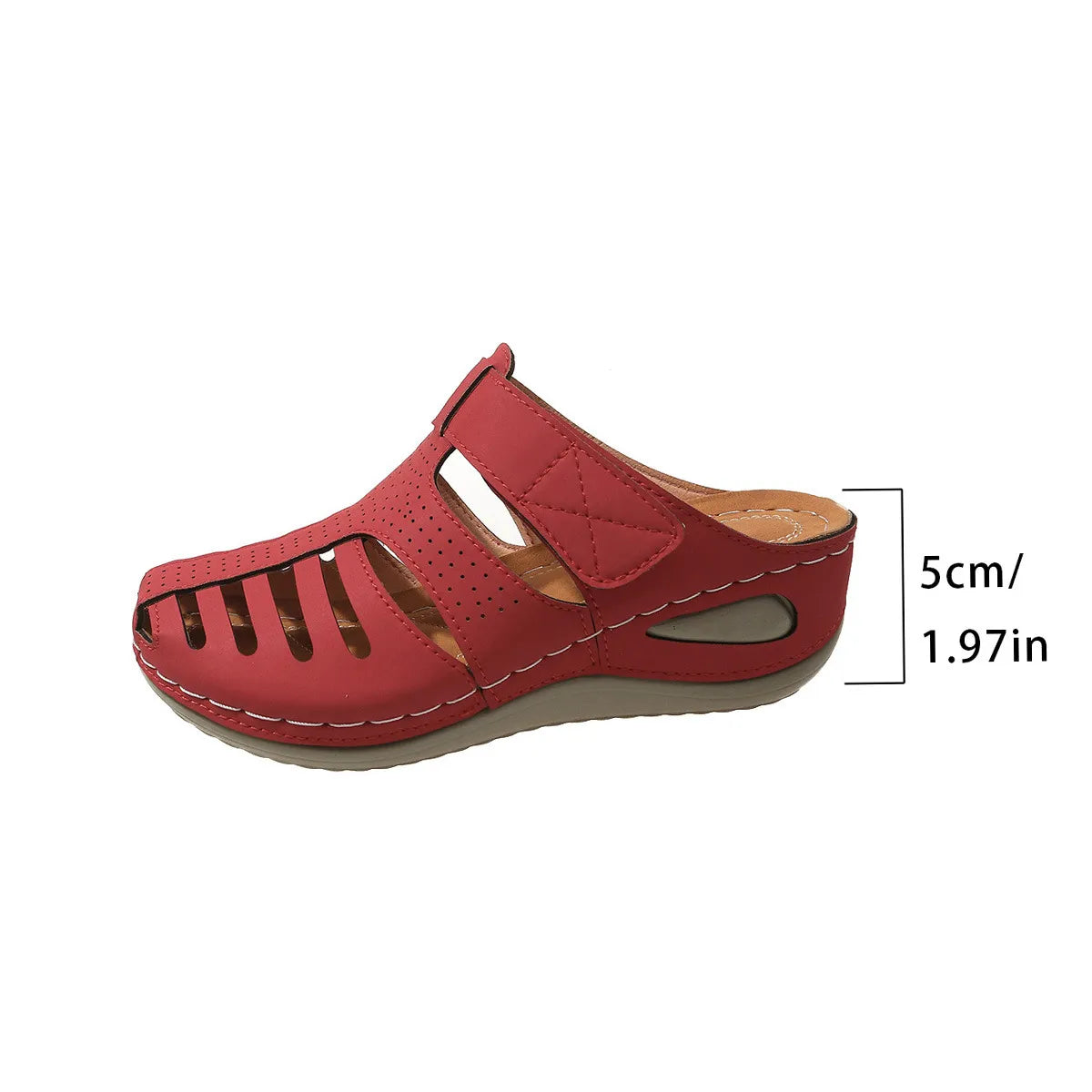 Heidi Sandalen Stilvoll Wedge Absatz Damen
