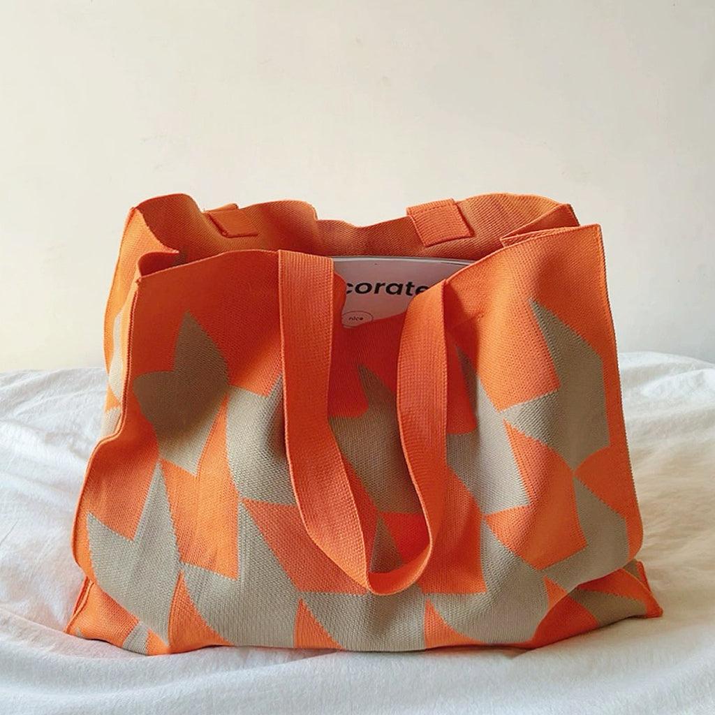 Stylische Canvas Shopper Tasche Groß