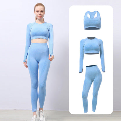 Yogahosen-Set Damen Schnelltrocknend Eng Anliegend