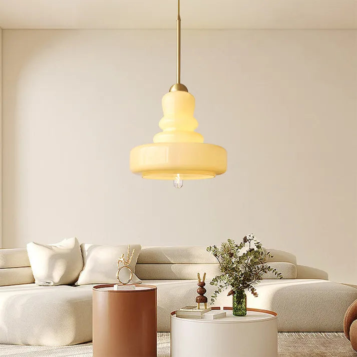 Moderne Glas Deckenlampe Pendelleuchte Luxus Design
