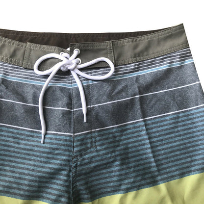 Herren Badeshorts Wasserdicht Verstellbar Sportlich