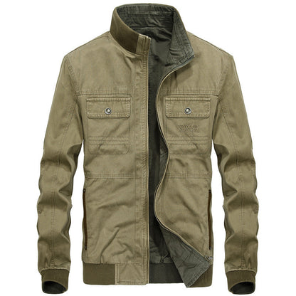 Herren Outdoor-Jacke Lässig Elastisch Wasserabweisend