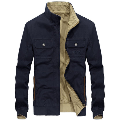 Herren Outdoor-Jacke Lässig Elastisch Wasserabweisend