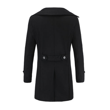 Herren Mantel Modern Eleganter Übergangsmantel Mit Weichem Futter