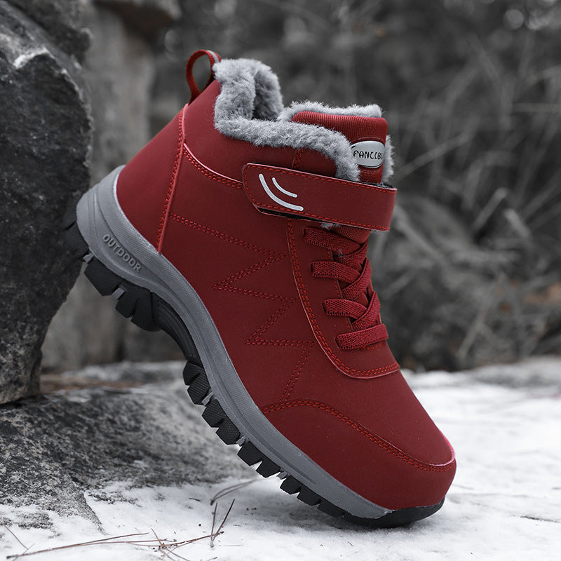 Frauen Winterstiefel Warm Bequem Komfortschuhe