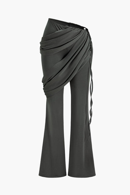 Elegantes Zweiteiler-Set mit Drapierung Damen