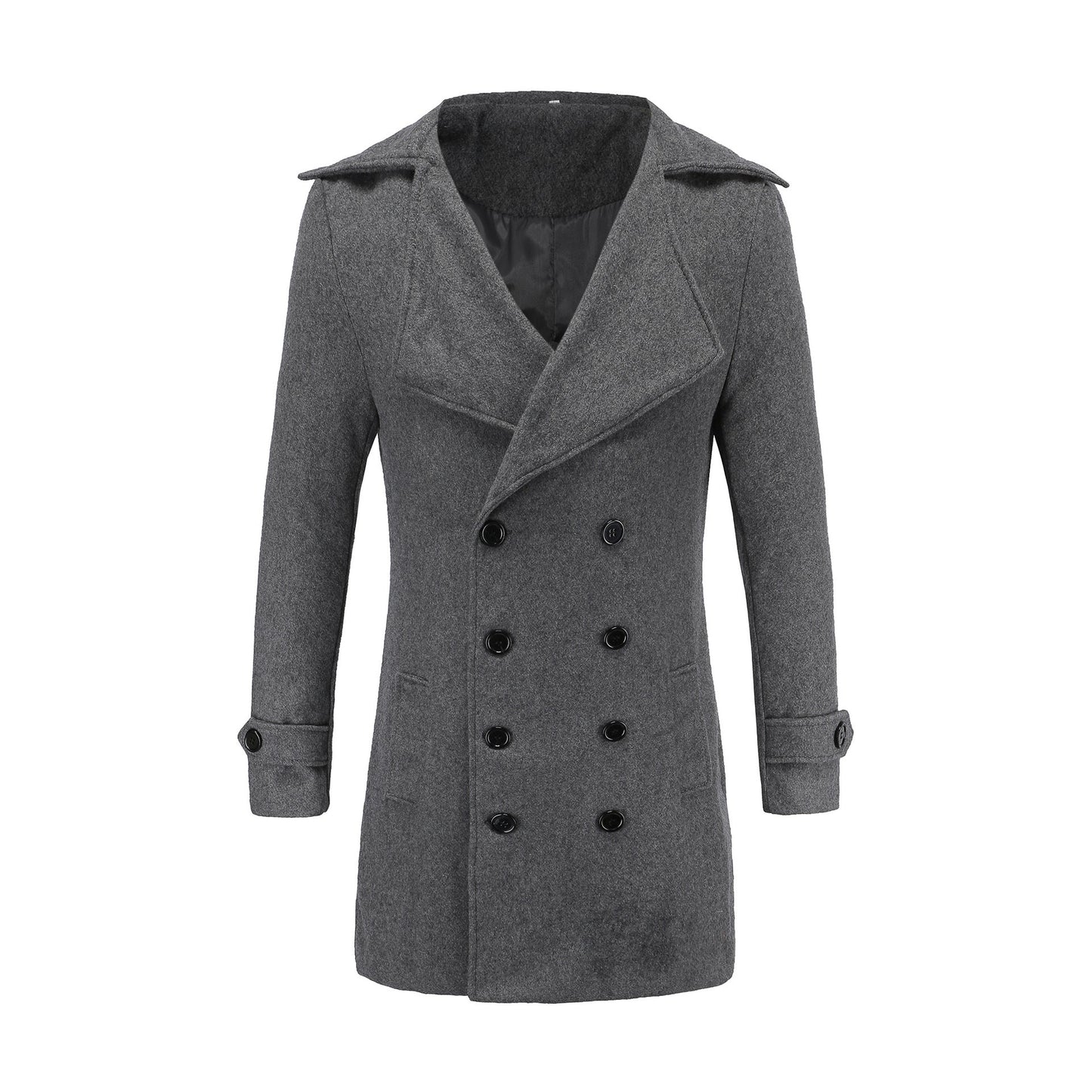 Herren Mantel Modern Eleganter Übergangsmantel Mit Weichem Futter - BerlinGlamour