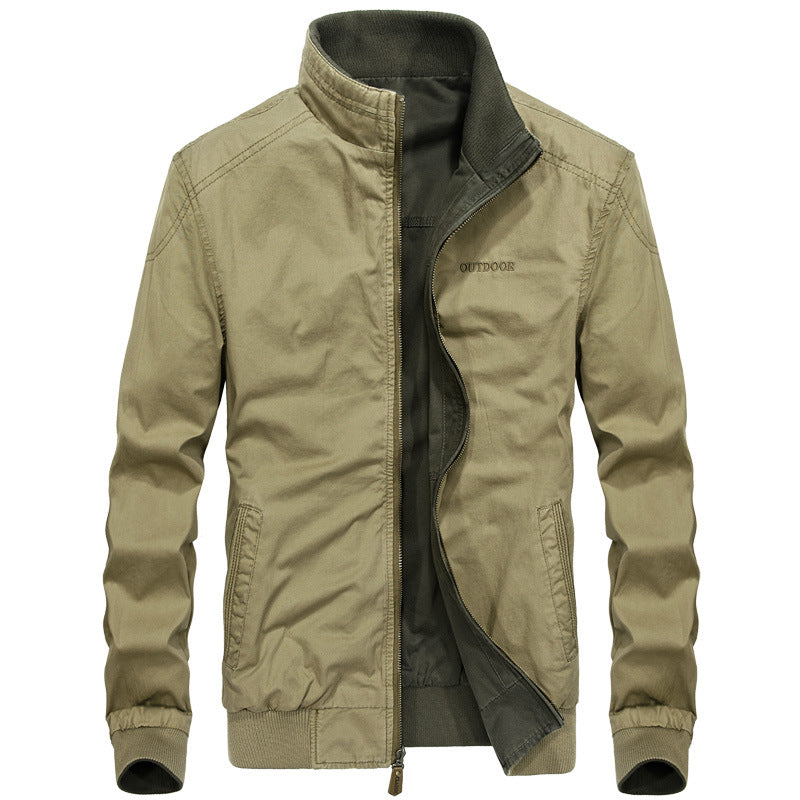 Herren Outdoor-Jacke Lässig Elastisch Wasserabweisend