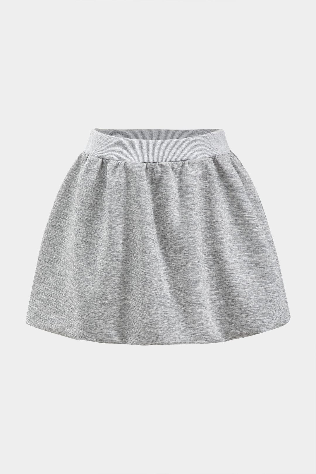 Stylisches Damen Sweatset Cropped Pullover Skater Rock