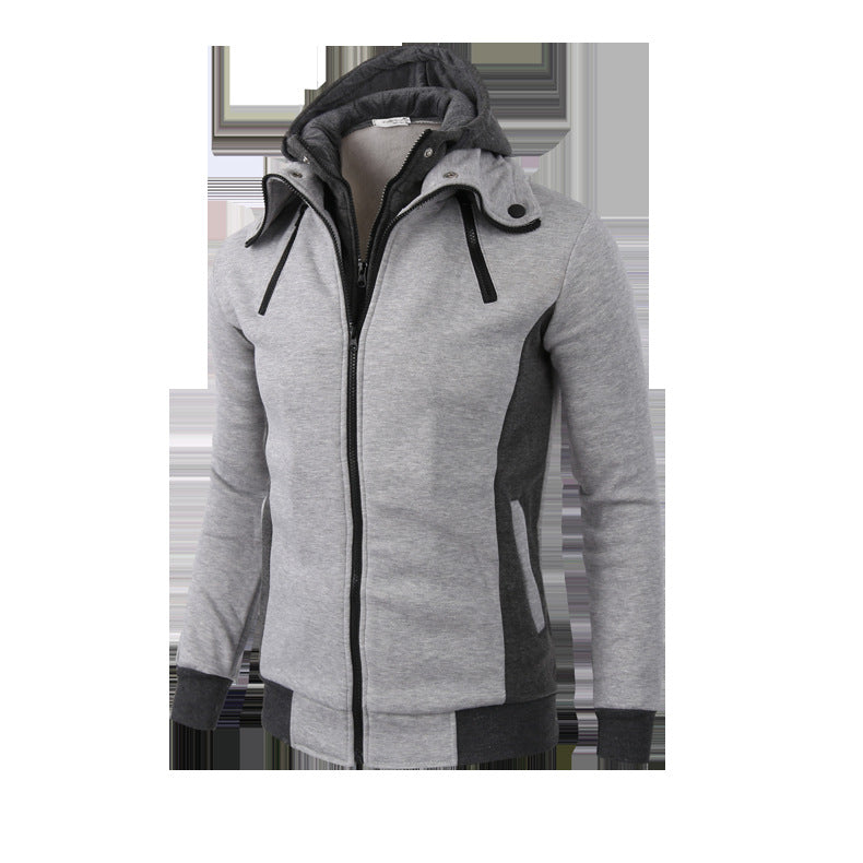 Herren Sportjacke Abnehmbare Kapuze Praktische Taschen