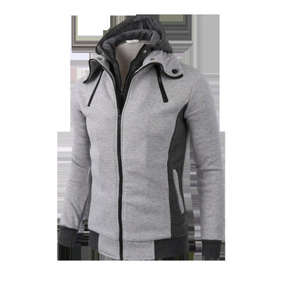Herren Sportjacke Abnehmbare Kapuze Praktische Taschen