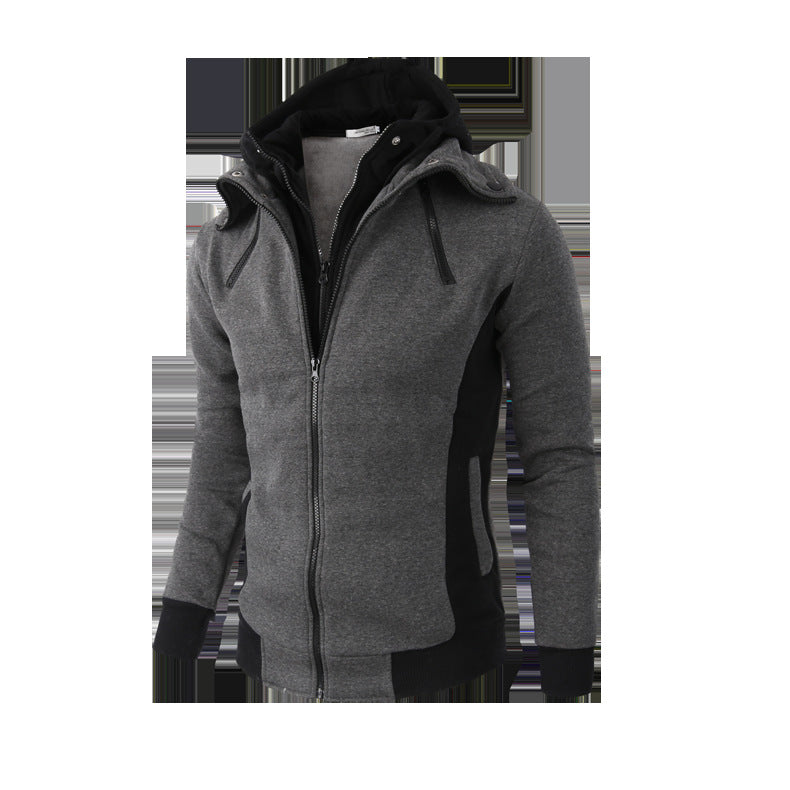 Herren Sportjacke Abnehmbare Kapuze Praktische Taschen