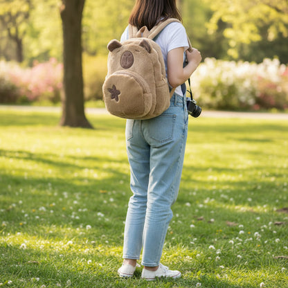 Süßer Kinder Rucksack Plüsch Capybara Lustig