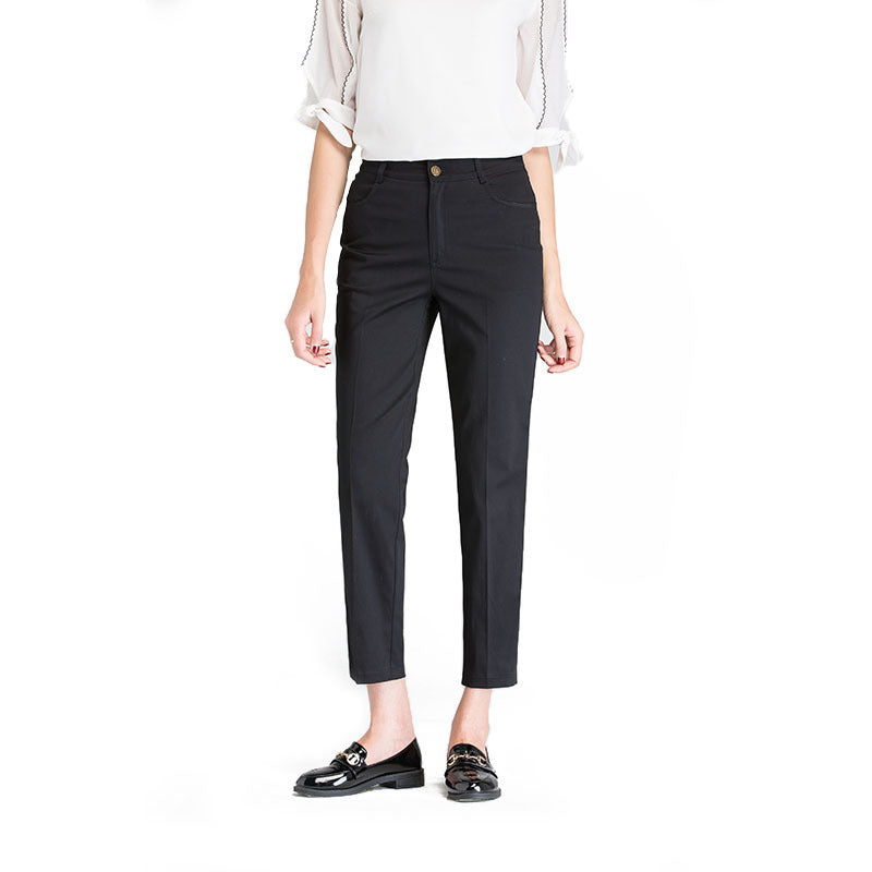 Damen Slim-Fit Hose Modern Hochwertig Stoffhose