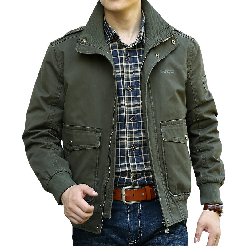Herren Jacke Mit vielen Taschen Outdoor Stil