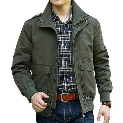 Herren Jacke Mit vielen Taschen Outdoor Stil