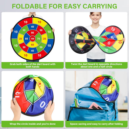 Dart Spiel Set für Kinder Velcro Bälle Sicher