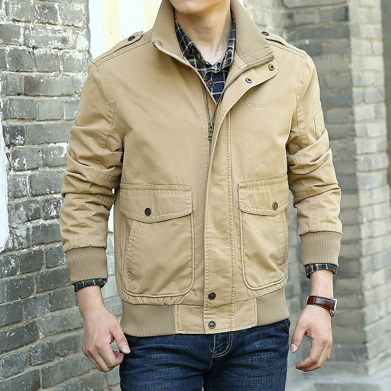 Herren Jacke Mit vielen Taschen Outdoor Stil