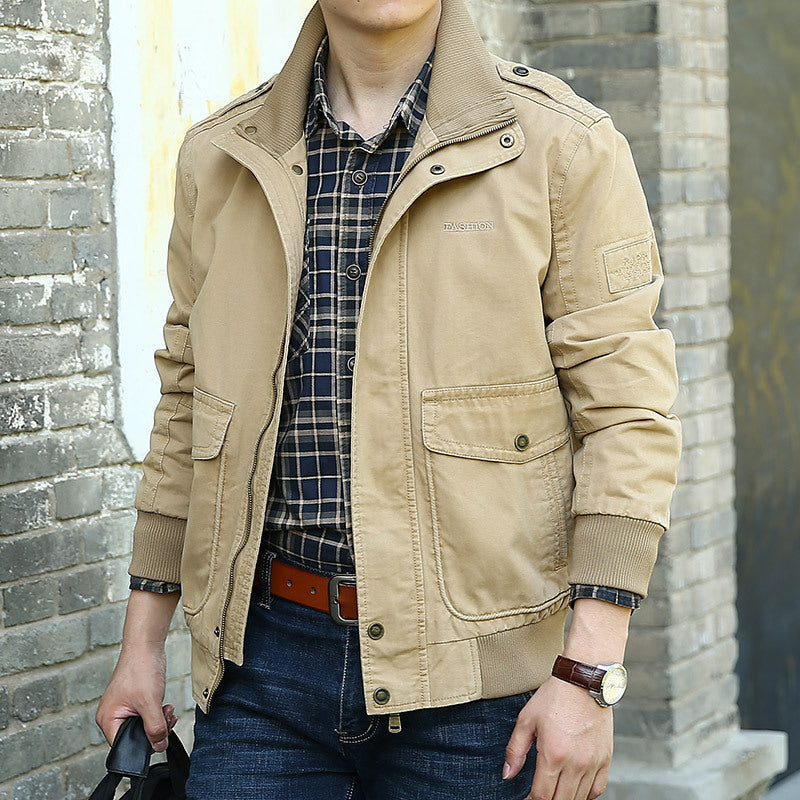 Herren Jacke Mit vielen Taschen Outdoor Stil