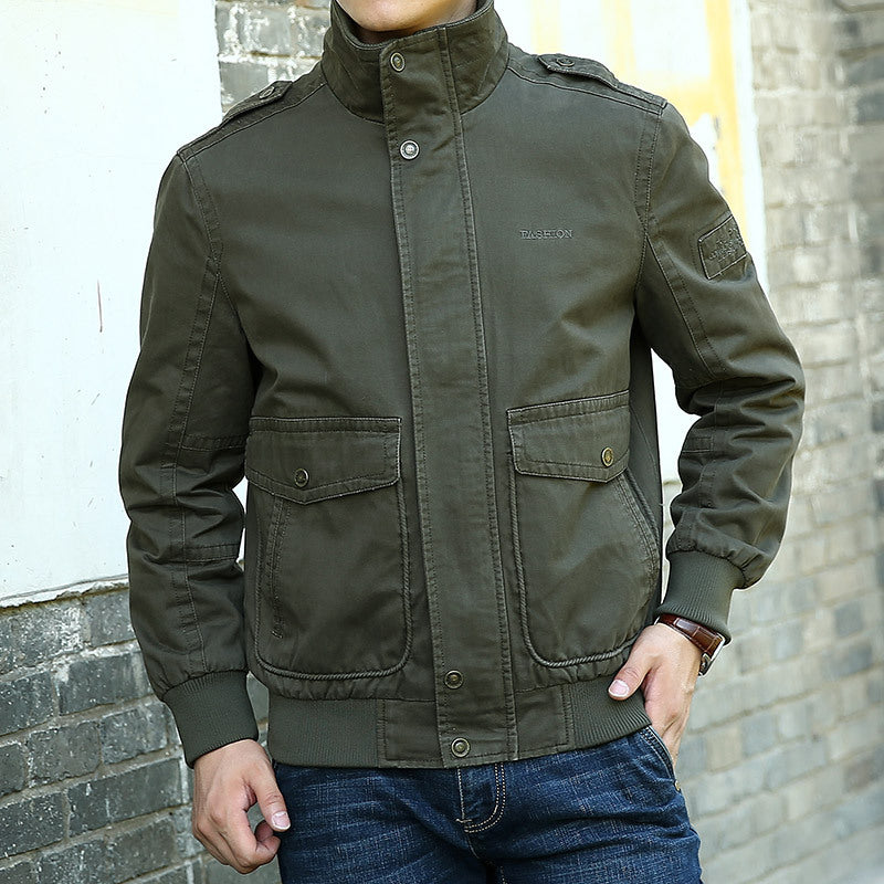 Herren Jacke Mit vielen Taschen Outdoor Stil
