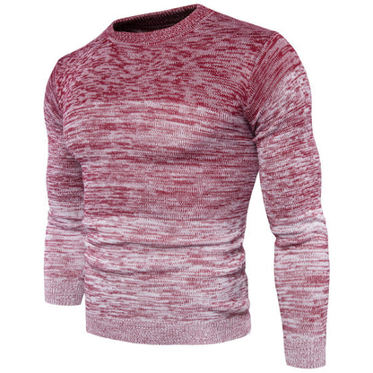 Herren Pullover Strick Modern Farbverlauf Trendy