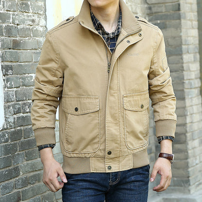 Herren Jacke Mit vielen Taschen Outdoor Stil