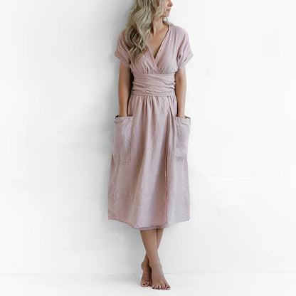 Leichtes Leinenkleid von BerlinGlamour für Damen