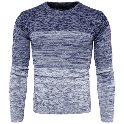 Herren Pullover Strick Modern Farbverlauf Trendy