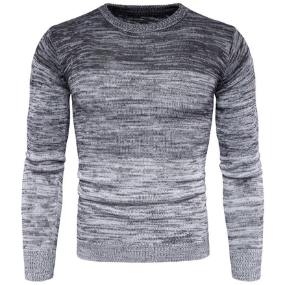 Herren Pullover Strick Modern Farbverlauf Trendy